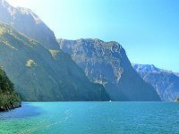 Milford Sound   The perfect day on the South Island of New Zealand. When I first visited this fjord many years ago it was shrouded in mist.