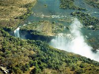 Slit In The Earth   Devil's Cataract to the left and the Main Falls to the right.  The outstanding memory of the falls is walking 'opposite' them.